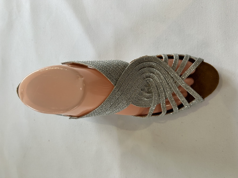 1578-SX -Silver pull on sandal