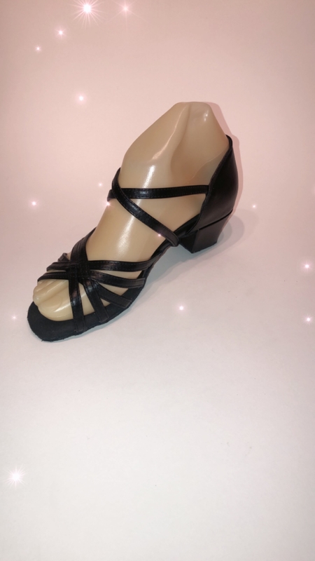 5000-BL -Black leather sandal