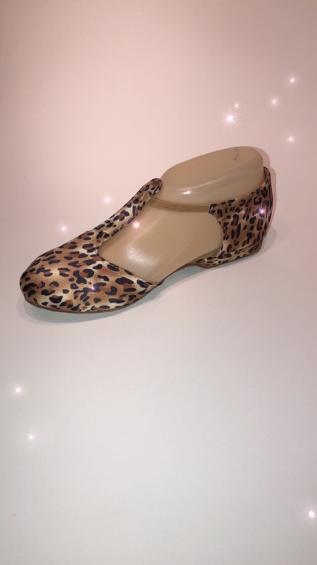 GS-Leo  -Leopard print Greek sandal