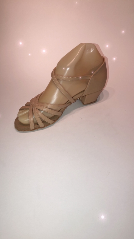 5000-F -Plain flesh leather sandal