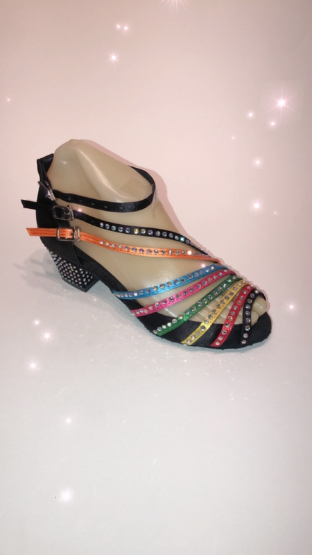 1470 - Rainbow double buckle sandal 